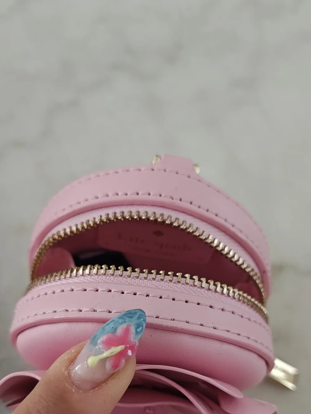 Kate Spade Rose Bag Charm/Coin Purse - Lightly Used